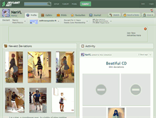 Tablet Screenshot of nanvl.deviantart.com