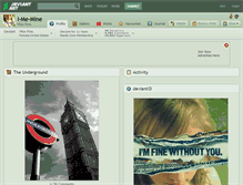 Tablet Screenshot of i-me-mine.deviantart.com
