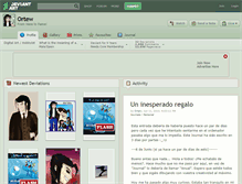 Tablet Screenshot of ortew.deviantart.com