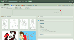 Desktop Screenshot of magusart.deviantart.com