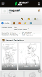 Mobile Screenshot of magusart.deviantart.com