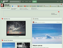 Tablet Screenshot of nikica8.deviantart.com