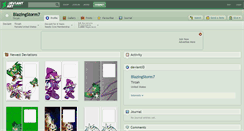 Desktop Screenshot of blazingstorm7.deviantart.com