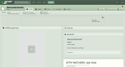 Desktop Screenshot of demurealchemist.deviantart.com