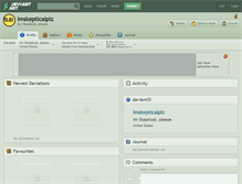 Tablet Screenshot of imskepticalplz.deviantart.com