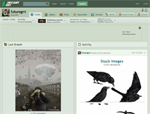Tablet Screenshot of futuregrrl.deviantart.com