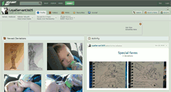 Desktop Screenshot of loyalservant3605.deviantart.com