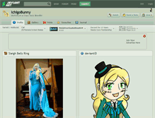 Tablet Screenshot of ichigobunny.deviantart.com