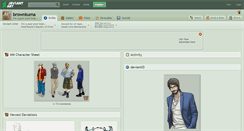 Desktop Screenshot of brownkuma.deviantart.com