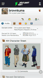 Mobile Screenshot of brownkuma.deviantart.com