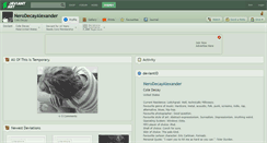 Desktop Screenshot of nerodecayalexander.deviantart.com