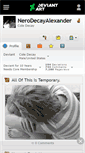 Mobile Screenshot of nerodecayalexander.deviantart.com