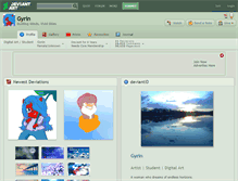 Tablet Screenshot of gyrin.deviantart.com