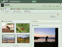 Tablet Screenshot of neetrith.deviantart.com