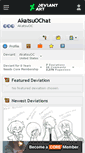 Mobile Screenshot of akatsuochat.deviantart.com