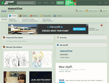 Tablet Screenshot of akatsuochat.deviantart.com