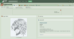 Desktop Screenshot of kidagreenleaf.deviantart.com
