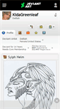 Mobile Screenshot of kidagreenleaf.deviantart.com