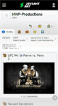 Mobile Screenshot of hwp-productions.deviantart.com