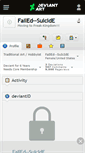 Mobile Screenshot of failed--suicide.deviantart.com