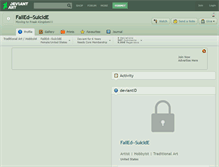 Tablet Screenshot of failed--suicide.deviantart.com