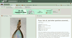 Desktop Screenshot of amazonite.deviantart.com