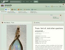 Tablet Screenshot of amazonite.deviantart.com