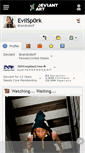 Mobile Screenshot of evilsp0rk.deviantart.com