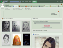 Tablet Screenshot of maisou.deviantart.com