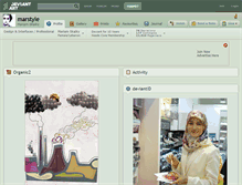 Tablet Screenshot of marstyle.deviantart.com