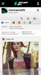 Mobile Screenshot of monroemisfit.deviantart.com