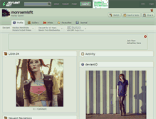 Tablet Screenshot of monroemisfit.deviantart.com