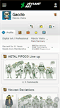 Mobile Screenshot of gaccio.deviantart.com