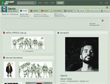 Tablet Screenshot of gaccio.deviantart.com