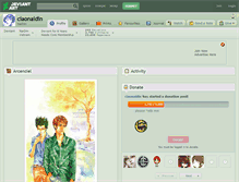 Tablet Screenshot of ciaonaidin.deviantart.com