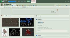 Desktop Screenshot of cerebores13.deviantart.com