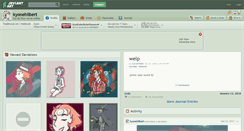Desktop Screenshot of kyonehilbert.deviantart.com
