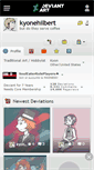 Mobile Screenshot of kyonehilbert.deviantart.com