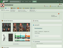 Tablet Screenshot of konimotsinui.deviantart.com