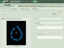 Tablet Screenshot of harrattan.deviantart.com