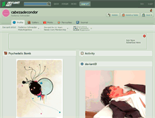 Tablet Screenshot of cabezadecondor.deviantart.com