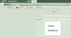 Desktop Screenshot of dogwolf129.deviantart.com