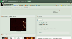Desktop Screenshot of dimebag-darrell.deviantart.com