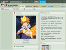 Tablet Screenshot of animedigital.deviantart.com