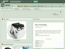 Tablet Screenshot of mai4art.deviantart.com