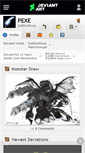 Mobile Screenshot of pexe.deviantart.com