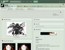 Tablet Screenshot of pexe.deviantart.com
