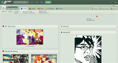 Desktop Screenshot of lunaemaster.deviantart.com