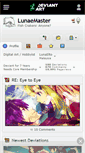 Mobile Screenshot of lunaemaster.deviantart.com