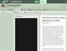 Tablet Screenshot of monster-girl-fans.deviantart.com